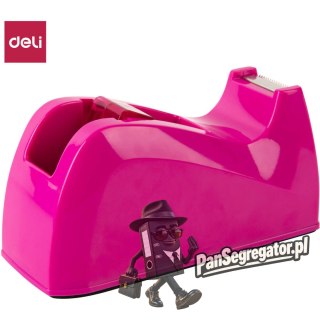Podajnik do taśmy klejącej RIO różowy E815A PINK DELI