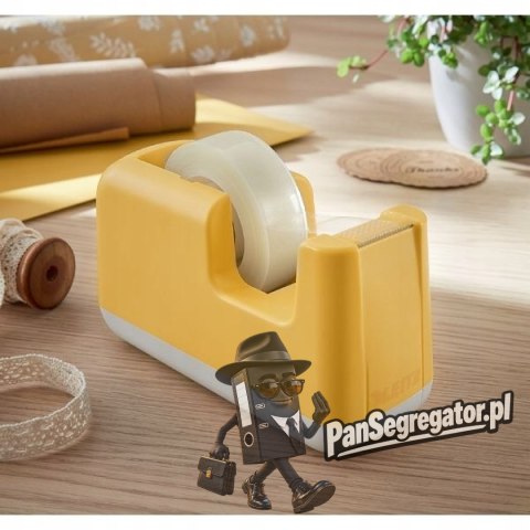 Podajnik taśmy klejącej Leitz Cosy, żółty 53670019