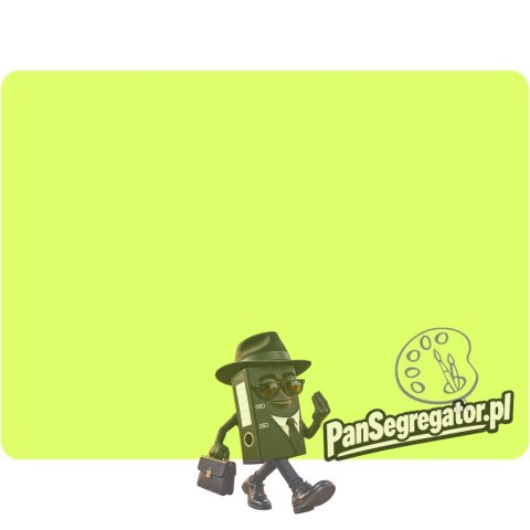 Podkładka na biurko do prac plastycznych 28x38cm A4 neonowy żółty PS-NEON-A4-02 BIURFOL