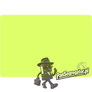 Podkładka na biurko do prac plastycznych 38x56cm A3 neonowy żółty PS-NEON-A3-02 BIURFOL