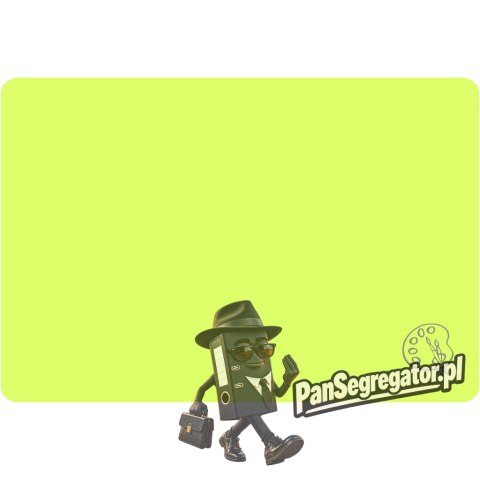 Podkładka na biurko do prac plastycznych 38x56cm A3 neonowy żółty PS-NEON-A3-02 BIURFOL