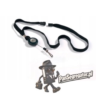 Taśma tekstylna z mechanizmem ściągającym (10szt) czarna 822301 DURABLE