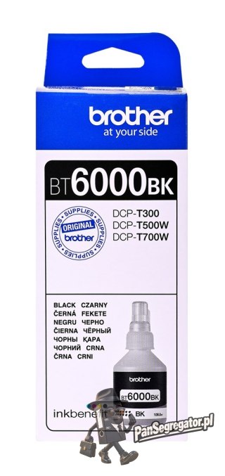 Tusz Brother czarny BT6000BK=BT-6000BK, 6000 str.