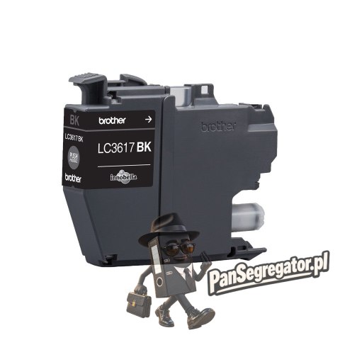 Tusz Brother czarny LC3617BK=LC-3617BK, 550 str.
