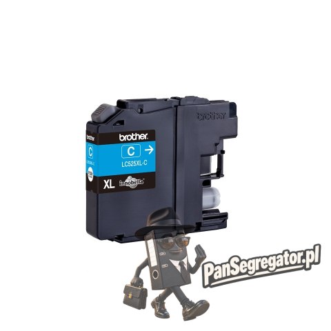 Tusz Brother niebieski LC525XLCAP2=LC-525XLC, 1300 str.