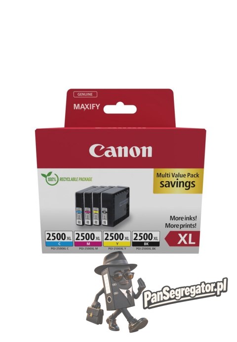 Tusz Canon PGI-2500XL 4x C/M/Y/BK High Multi Pack