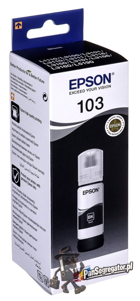Tusz Epson C13T00S14A (oryginał 103; 65 ml; czarny)