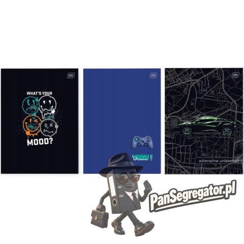Zeszyt A4 32k kratka 70g UV Boys INTERDRUK