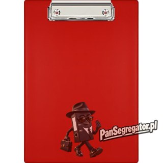 Deska z klipem Clipboard A5 czerwona KH-00-04 BIURFOL