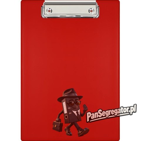 Deska z klipem Clipboard A5 czerwona KH-00-04 BIURFOL
