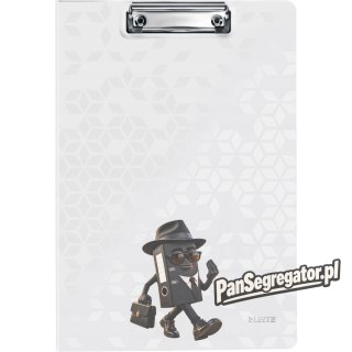 Deska z klipem i okładką LEITZ WOW biała 41990001