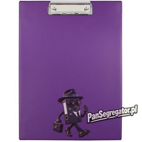 Deska z klipsem Clipboard A4 fioletowa KKL-01-05 BIURFOL