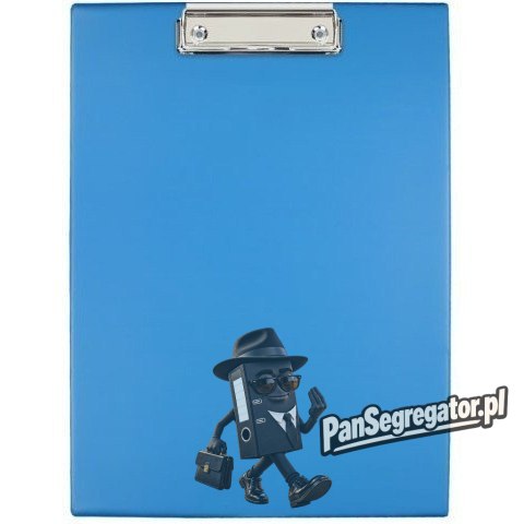 Deska z klipsem Clipboard A4 niebieska KKL-01-06 BIURFOL