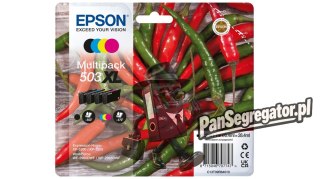 Epson 503XL nabój z tuszem 4 szt. Oryginalny Wysoka (XL) wydajność Czarny, Cyjan, Purpurowy, Żółty