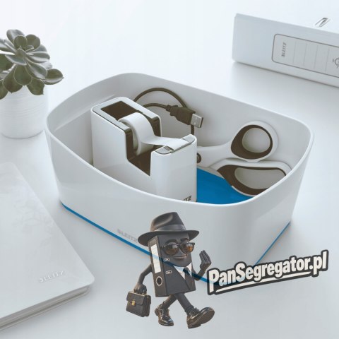 Pojemnik MyBOX bez pokrywki biało-niebieski LEITZ 52571036