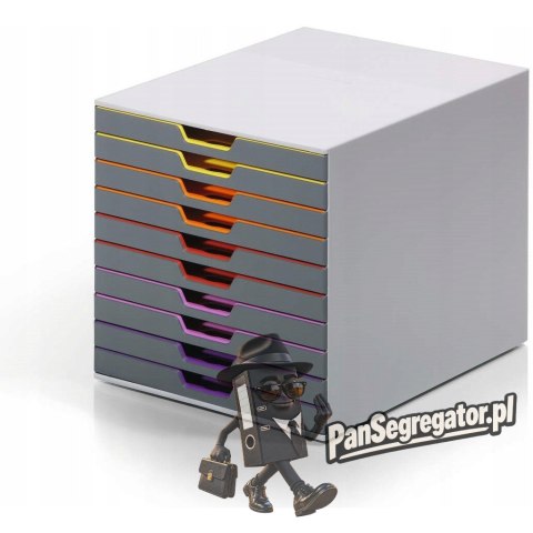 Pojemnik VARICOLOR z 10 kolorowymi szufladkami 761027 DURABLE