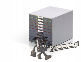 Pojemnik VARICOLOR z 10 kolorowymi szufladkami 761027 DURABLE