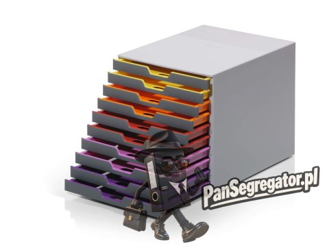 Pojemnik VARICOLOR z 10 kolorowymi szufladkami 761027 DURABLE