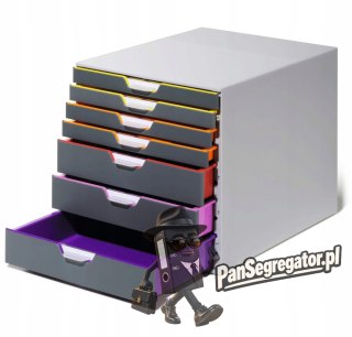 Pojemnik VARICOLOR z 7 kolorowymi szufladkami 760727 DURABLE