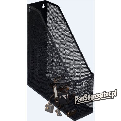 Pojemnik na czasopisma czarny metalowy GR-053 120-1123 GRAND