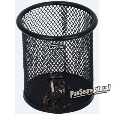 Pojemnik na długopisy czarny metalowy GR-004 120-1125 GRAND