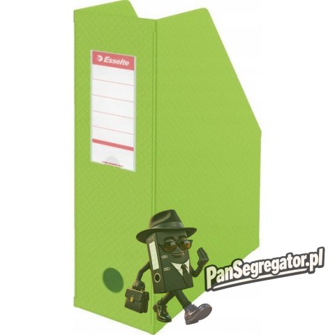 Pojemnik składany A4 100mm zielony ESSELTE PVC 56076