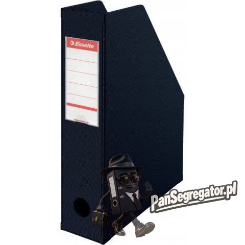 Pojemnik składany A4 70mm czarny ESSELTE PVC 56007