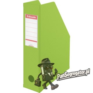 Pojemnik składany A4 70mm zielony ESSELTE PVC 56006