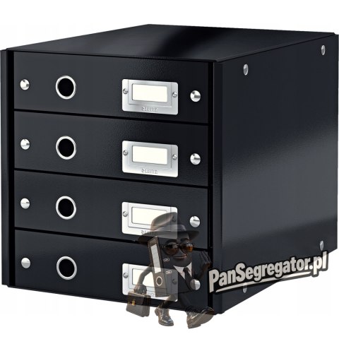 Pojemnik z 4 szufladami LEITZ C&S czarny 60490095