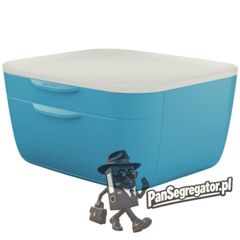 Pojemnik z szufladami Cosy, niebieski 53570061