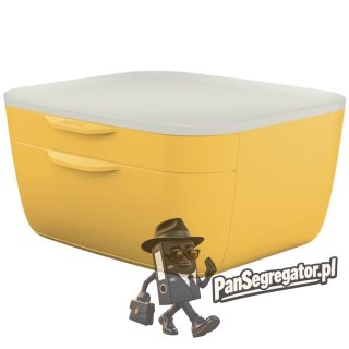 Pojemnik z szufladami Cosy, żółty 53570019