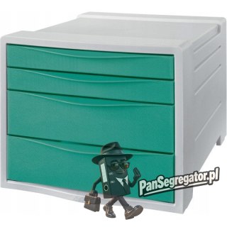 Pojemnik z szufladami ESSELTE COLOUR"ICE zielony 626285