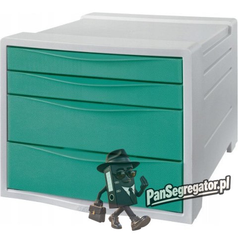 Pojemnik z szufladami ESSELTE COLOUR"ICE zielony 626285