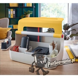 Pojemnik z uchwytem Leitz Cosy, żółty 61250019