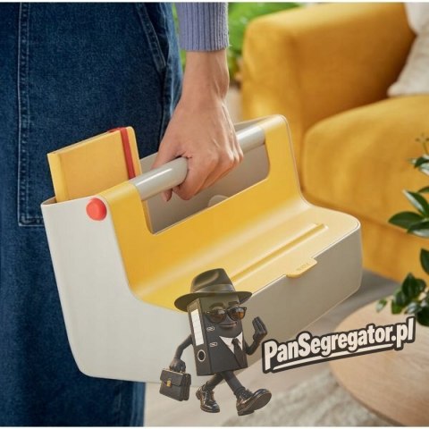 Pojemnik z uchwytem Leitz Cosy, żółty 61250019