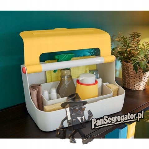 Pojemnik z uchwytem Leitz Cosy, żółty 61250019