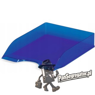 Półka na dokumenty A4 DURABLE BASIC niebieska przezroczysta 1701673540/11701674540
