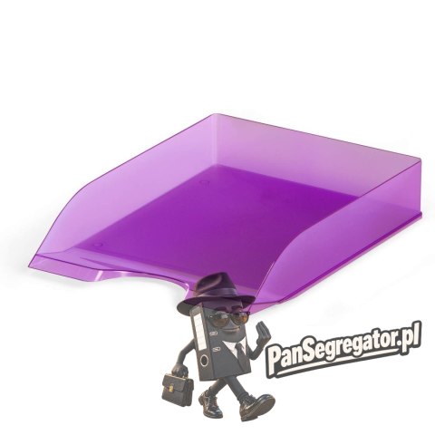 Półka na dokumenty A4 DURABLE BASIC purpurowa przezroczysta 1701674992