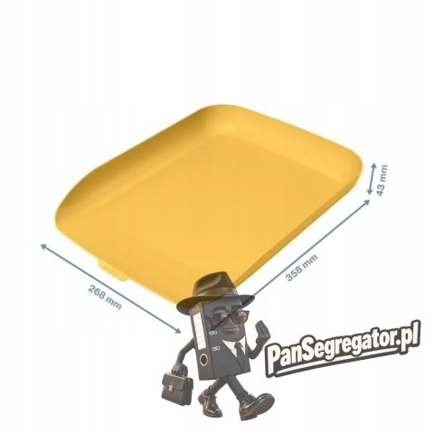 Półka na dokumenty Cosy, żółta 53580019