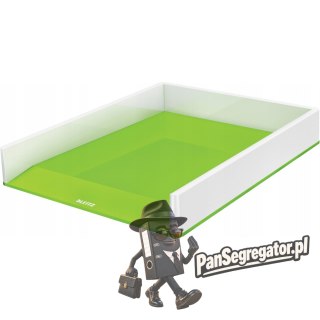 Półka na dokumenty LEITZ WOW dwukolorowa zielona 53611054/53611064