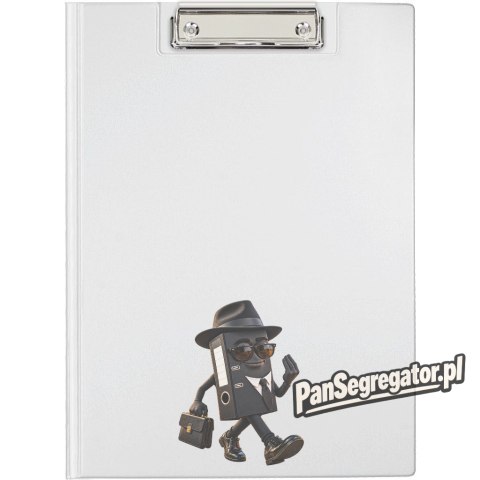 Teczka z klipem zamykana Clipboard A4 biała KL-04/KH-04-10 BIURFOL