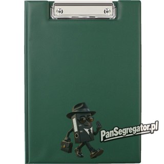 Teczka z klipem zamykana Clipboard A5 ciemna zielona KH-03-07 BIURFOL