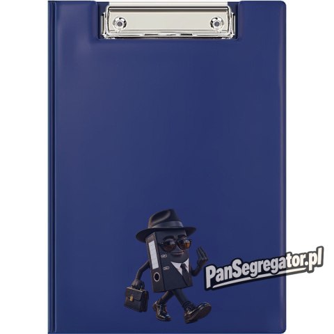 Teczka z klipem zamykana Clipboard A5 granatowa KH-03-02 BIURFOL