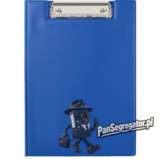 Teczka z klipem zamykana Clipboard A5 niebieska KH-03-01 BIURFOL