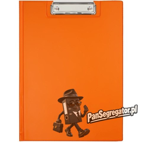 Teczka z klipsem na dokumenty Clipboard A4 pomarańczowa KKL-04-04 BIURFOL