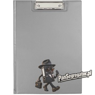 Teczka z klipsem na dokumenty Clipboard A4 srebrna KKL-04-01 BIURFOL