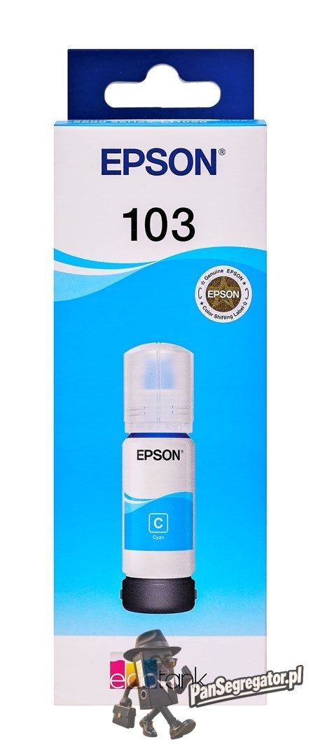 Tusz Epson C13T00S24A (oryginał 103; 65 ml; niebieski)
