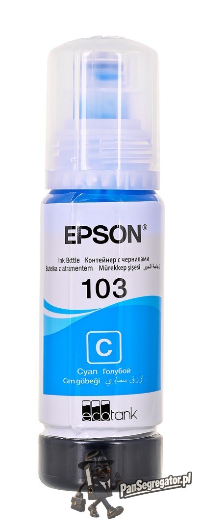 Tusz Epson C13T00S24A (oryginał 103; 65 ml; niebieski)