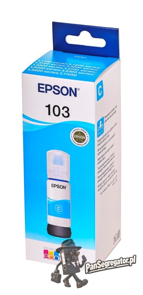 Tusz Epson C13T00S24A (oryginał 103; 65 ml; niebieski)
