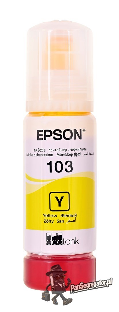 Tusz Epson C13T00S44A (oryginał 103; 65 ml; żółty)